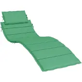 vidaXL Ligbedkussen 186x58x4 cm oxford stof groen