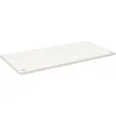 vidaXL Bureaublad, wit, 110x55x2,5 cm, massief grenenhout