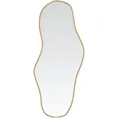 vidaXL wandspiegel goud 60 x 25 cm