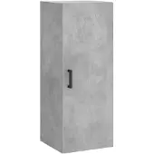 vidaXL Bovenkast 34,5x34x90 cm betongrijs
