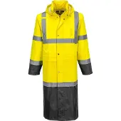 Portwest Contrast Raincoat 122cm H446 Hi-vis | Maat: 4XL