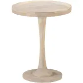 vidaXL Bijzettafel Ø60x75 cm massief mangohout