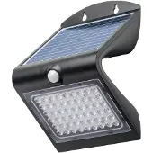 Goobay solar LED-wandlamp met bewegingssensor voor buiten | 4W | zwart
