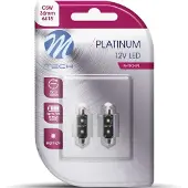 Mtech LED C5W 12V 36mm - Platinum 2x Led diode - Canbus - Wit - Set