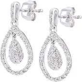 Diamant L'Eternel Oorbellen zilver