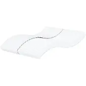 vidaXL Schuimmatras hardheid H2 H3 180x220 cm wit