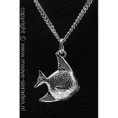 MOOYE ® - Collectie Zilveren Goudvis ketting hanger