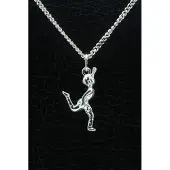 MOOYE ® - Collectie Zilveren Turnster ketting hanger - klein