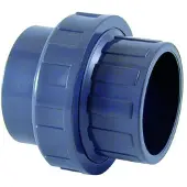 Cepex PVC 3 delige koppeling met O-ring 63 mm