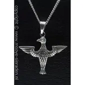 MOOYE ® - Collectie Zilveren Adelaar staand ketting hanger