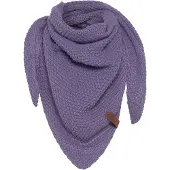 Knit Factory Coco Omslagdoek/sjaal Junior - Violet - 140x60 Cm