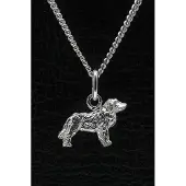 MOOYE ® - Collectie Zilveren Leonberger ketting hanger - klein