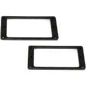 AllParts PC0741003 Flat Profile Humbucking Pickupringen - Zwart (2 stuks)