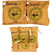 Pandoo Natuurlijke Luchtreiniger - Small + Medium - 6 stuks - Bamboe - Langdurige werking - Geurverwijderaar - Luchtzuivering
