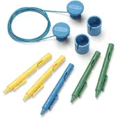 Crayola ophanglijn 1 meter polypropyleen blauw 8 delig