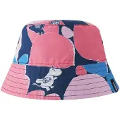 Reima Hoed 'Moomin Viehe' navy / hemelsblauw / koraal / rosa