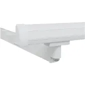 vidaXL Zonnescherm Frame Verstelbaar Wit 2,5 x 2 m Staal