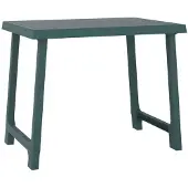 vidaXL Campingtafel hout-look 79x56x64 cm PP groen