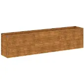 vidaXL Verhoogde tuinbak 291x50x69 cm cortenstaal
