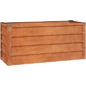 vidaXL Plantenbak verhoogd 100x40x45 cm cortenstaal roestig