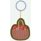 Sticky Lemon - geborduurde sleutelhanger - lemon tree -plukmand
