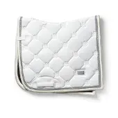 Equestrian Stockholm dressuur zadeldekje crystal white glimmer full