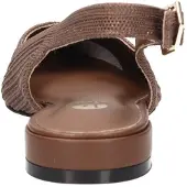 La strada Slingback Bruin Knitted - Damesschoenen - Maat - 41