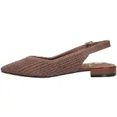 La strada Slingback Bruin Knitted - Damesschoenen - Maat - 39