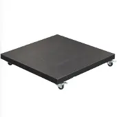AVH-Collectie AVH parasolvoet 90 kg met 4 wielen donker zwart graniet