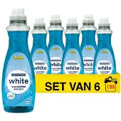 123schoon Aanbieding: Vloeibaar Wasmiddel Wit 1 liter (6 flessen - 198 wasbeurten)