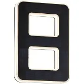 Paulmann Solar LED-huisnummerverlichting incl. verwisselbare accu Nummer 8 IP44 3000K 6lm Zwart