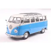 Solido Auto Volkswagen (VW) T1 21 WINDOWS b. blauw/wit Kant-en-klaar model Personenauto (model)