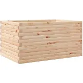vidaXL Plantenbak 90x60x45,5 cm massief grenenhout