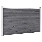 vidaXL Schutting 872x106 cm HKC grijs