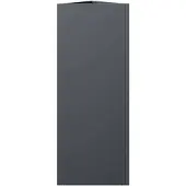 vidaXL Plantenbak driehoek 30x26x75 cm staal antracietkleurig