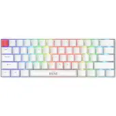 MARVO Saber 61 Gaming-toetsenbord met mechanische toetsen, wit. Wit, één maat