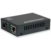 Level One GVT-2012 netwerk media converter 1000 Mbit/s Zwart