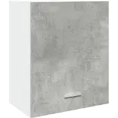 vidaXL Bovenkast Lyon 50x31x60 cm bewerkt hout betongrijs
