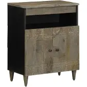 vidaXL Dressoir 60x33x75 cm massief mangohout