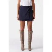 Studio Amaya Dames Rokken Queen - Donkerblauw - Maat L