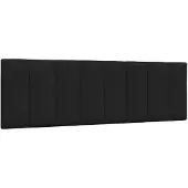 vidaXL Hoofdbordkussen "Hanko" 160 cm stof zwart