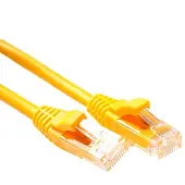 ACT IK5800 U/UTP CAT5E Patchkabel Component Level Geel - 50 cm