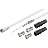 Pro coaxkabel installatieset voor satellietschotel | 20 meter