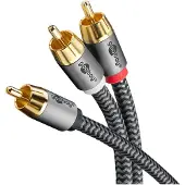 Goobay Plus Cinch Y-kabel, 3,0 m