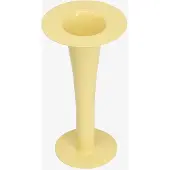 Design Letters Trompet 2-in-1 vaas en kandelaar 24 cm Yellow