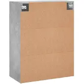 vidaXL Hangkasten 2 st 69,5x34x90 cm betongrijs