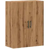 vidaXL Wandkast 69,5x34x90 cm artisanaal eikenkleurig