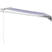 vidaXL Luifel handmatig uittrekbaar 300x250 cm bruin
