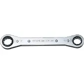 Stahlwille 41131719 25 17 X 19 RATSCHENRINGSCHLUESSEL Dubbele ringsleutelratelset Sleutelbreedte (metrisch) 17 - 19 mm