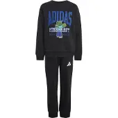 Adidas x Minecraft Crew Tracksuit Children, zwart